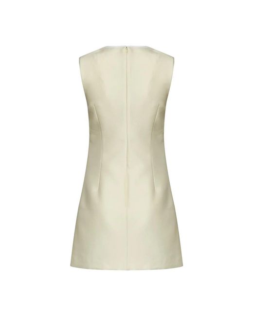 Self-Portrait Natural Short Dresses