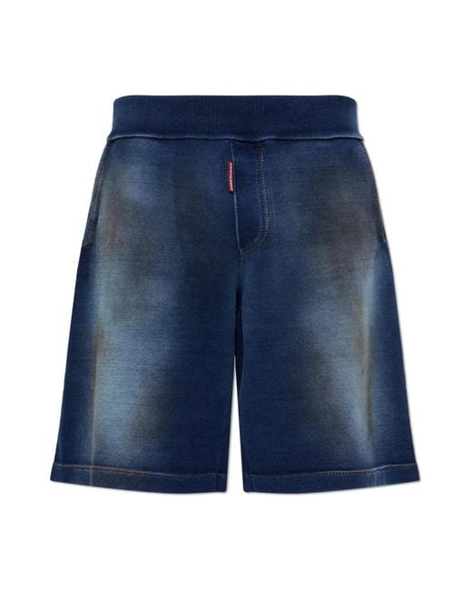 DSquared² Blue Casual Shorts for men