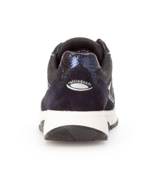 Gabor Rollingsoft Sneaker in het Blue