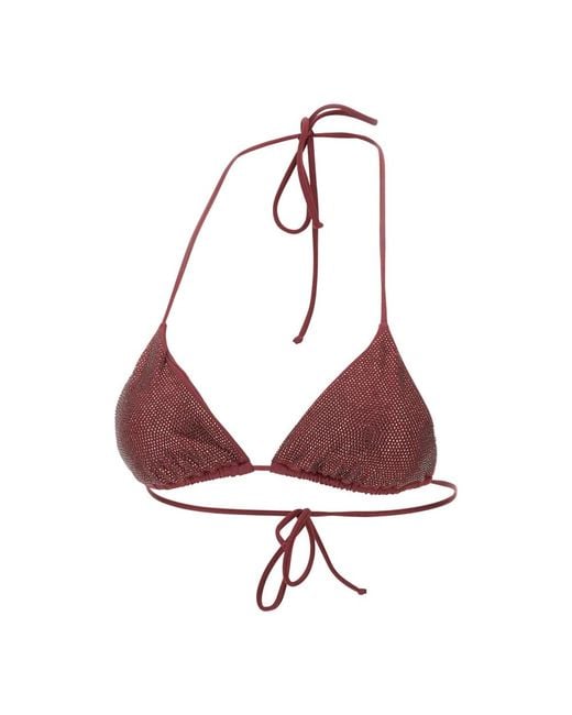 Mc2 Saint Barth Red Bikinis