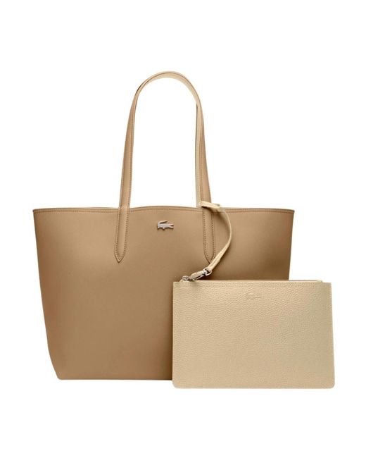 Lacoste Natural Shopping Bags