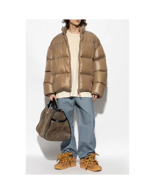 Maison Margiela T-Shirt Met Geborduurd Logo in het Natural voor heren