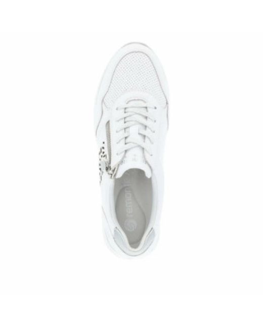 Remonte White Bequemer Moderner Sneaker Für Frauen