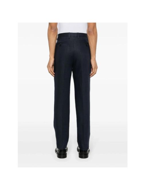 Etro Blue Slim-Fit Trousers for men