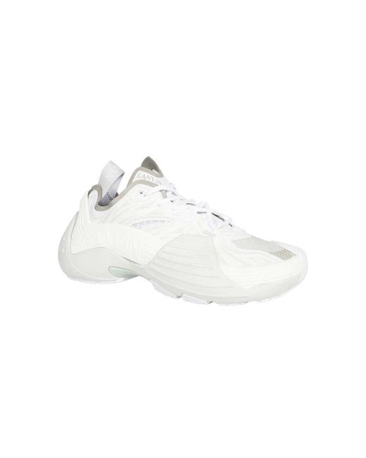 Lanvin White Low-Top Sneakers
