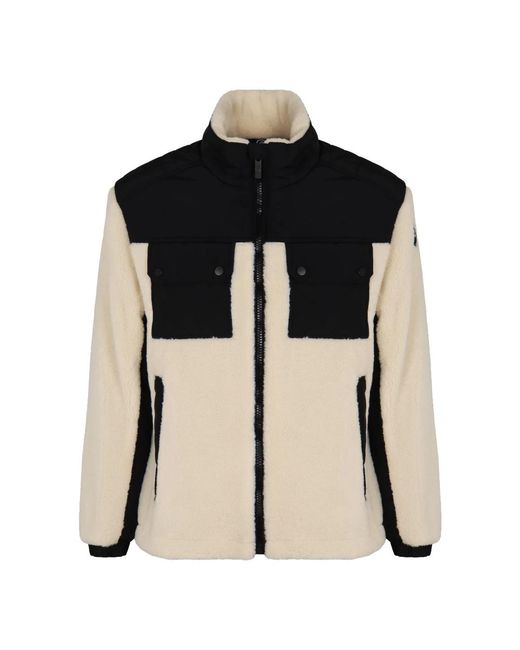 Fusalp Black Faux Fur & Shearling Jackets for men