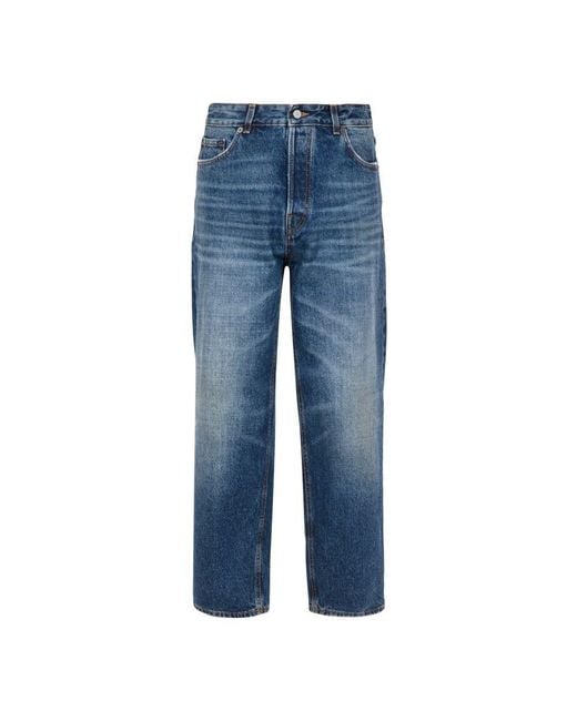 Haikure Blue Straight Jeans