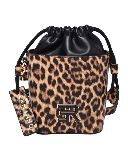 Ermanno Scervino Metallic Bucket Bags