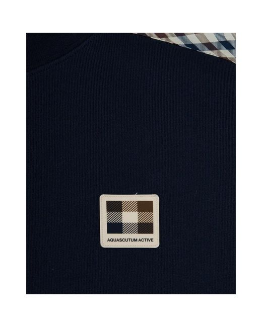 Aquascutum Blue Sweatshirts for men