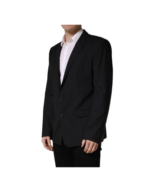 Dolce & Gabbana Black Blazers for men