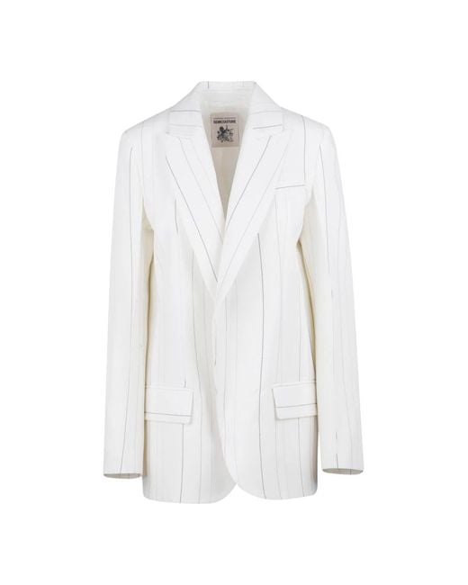 Semicouture White Blazers