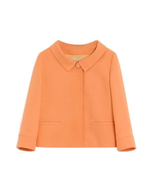Valentino Garavani Orange Light Jackets