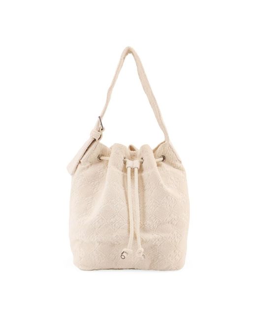 Tory Burch Natural Bucket Bags