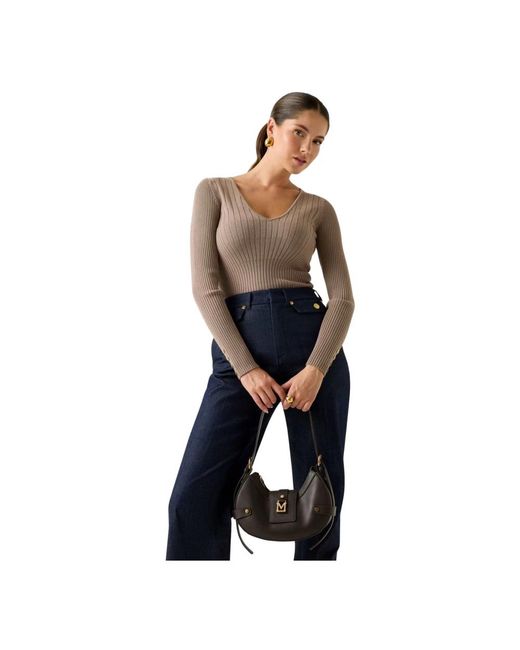 Marciano Blue V-Neck Knitwear