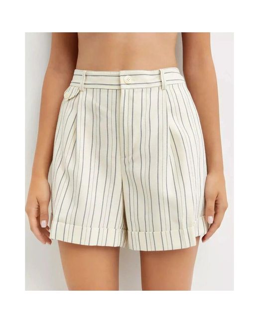 Ralph Lauren Natural Short Shorts