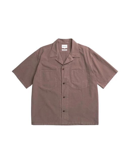 Norse Projects Brown Short Sleeve Shirts for men