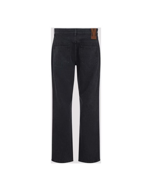 Valentino Blue Straight Jeans for men