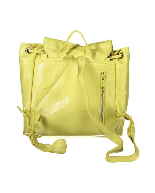 Desigual Yellow Backpacks