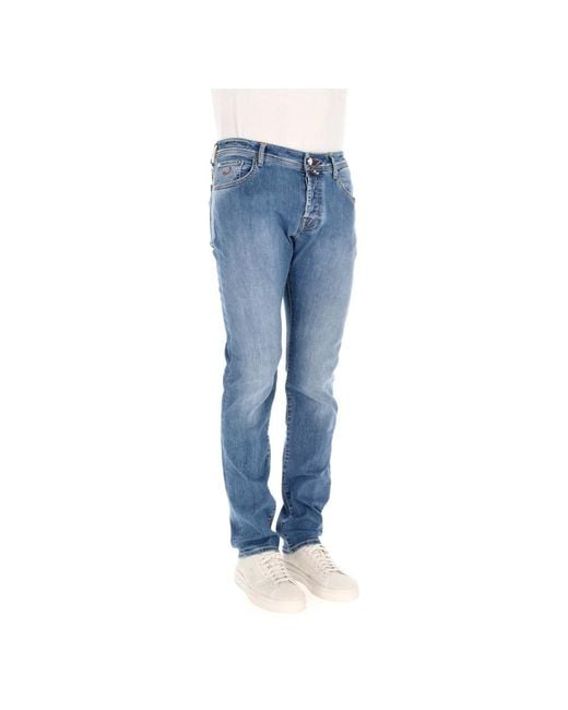 Jacob Cohen Blue Slim-Fit Jeans for men