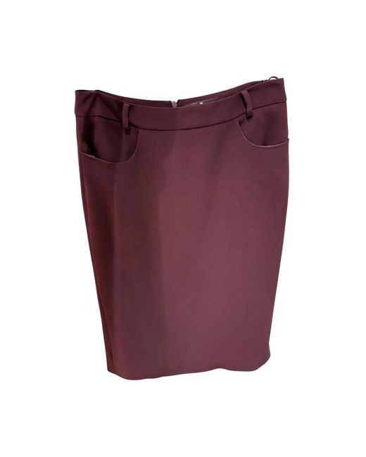 Ermanno Scervino Purple Midi Skirts