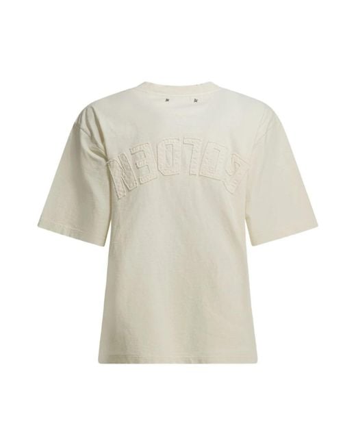 Golden Goose Deluxe Brand Natural T-Shirts