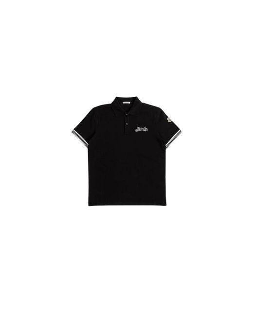 Polo Shirts Moncler pour homme en coloris Black