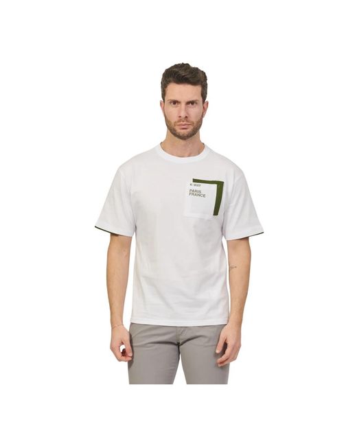 K-Way T-shirts in White für Herren