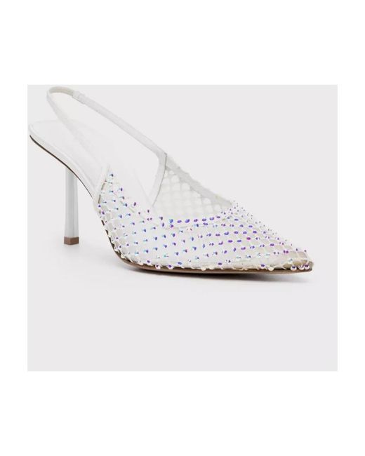 Le Silla White Pumps