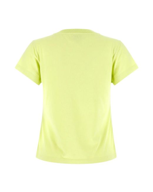 Ganni Yellow T-Shirts