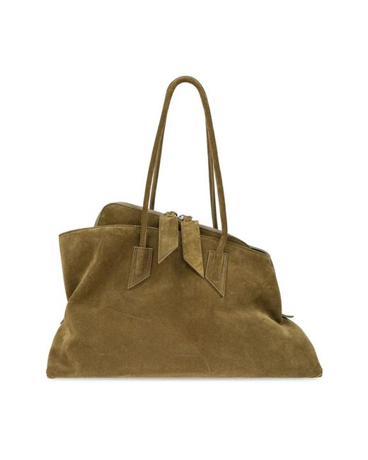 The Attico Green Shoulder Bags