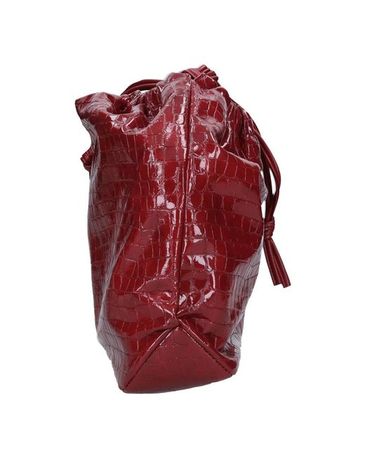 Guess Red Bucket Bags