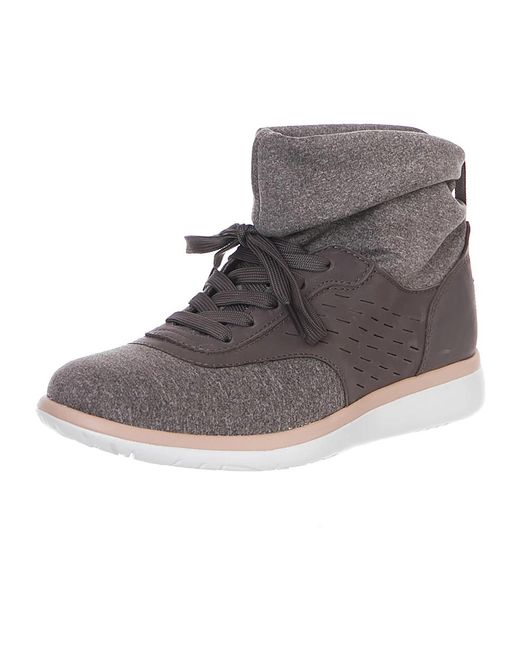 Ugg Schoenen ,Bruin ,Leer 9060 Sneakers in het Gray