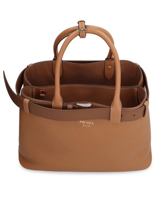 Prada Brown Tote Bags
