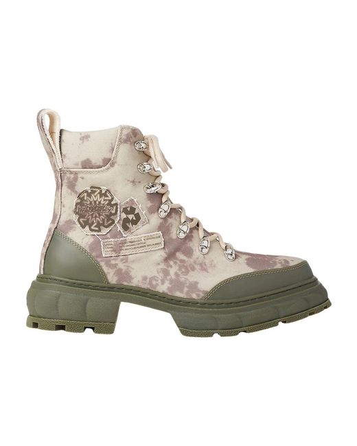 Viron Gray Lace-Up Boots for men