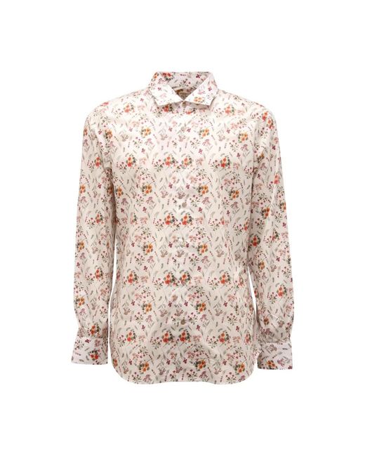 Mazzarelli Natural Casual Shirts for men