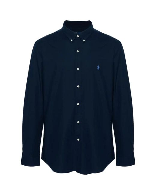 Polo Ralph Lauren Blaues button-down hemd mit signatur pony in Blue für Herren