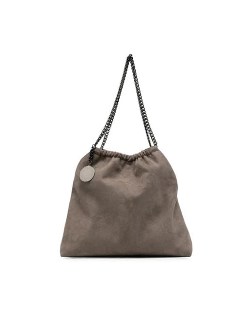Stella McCartney Gray Bucket Bags