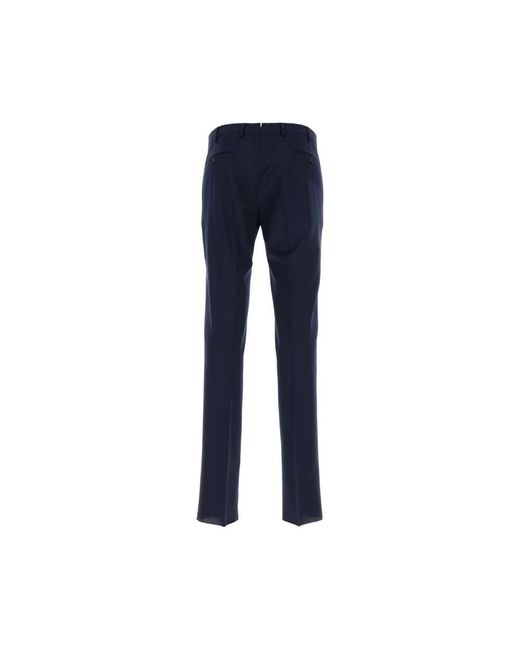 PT Torino Blue Slim-Fit Trousers for men