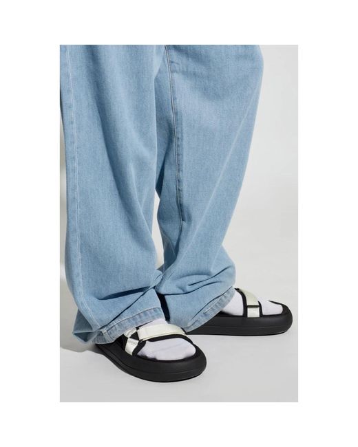 Moon Boot Super Sandal in het Black voor heren