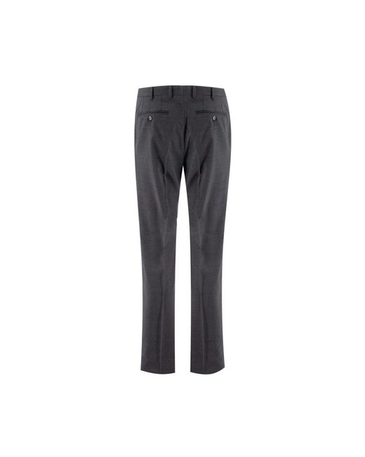 Brioni Gray Straight Trousers for men
