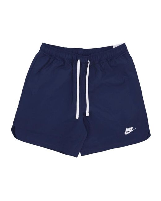 Nike Gewebte gefütterte flow shorts in Blue für Herren