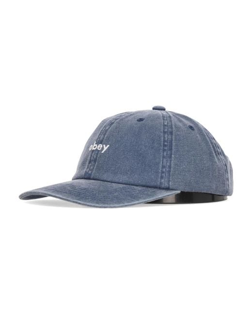 Obey Blue Hats & Caps for men
