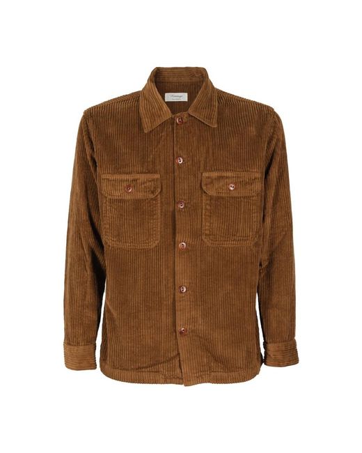 Tela Genova Brown Stylish Greto Jacket for men