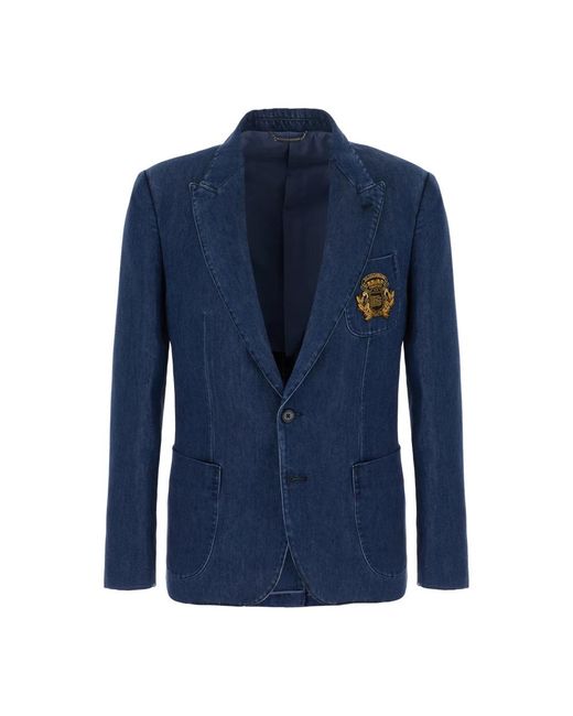 Dolce & Gabbana Blue Blazers for men