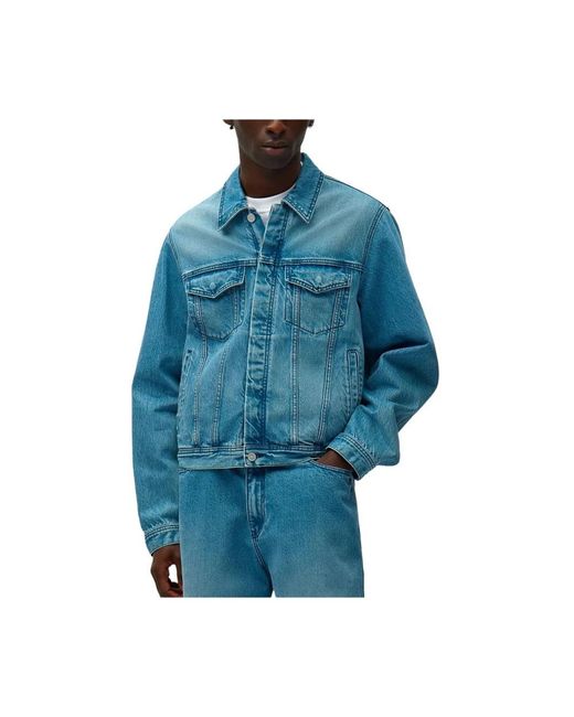 Arte' Blue Denim Jackets for men