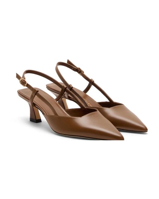 Stuart Weitzman Brown Vinnie 50 Slingback