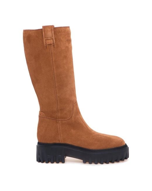 Hogan Brown High Boots