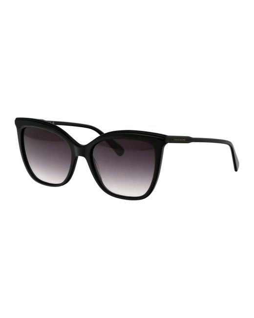Longchamp Black Stylische sonnenbrille lo729s