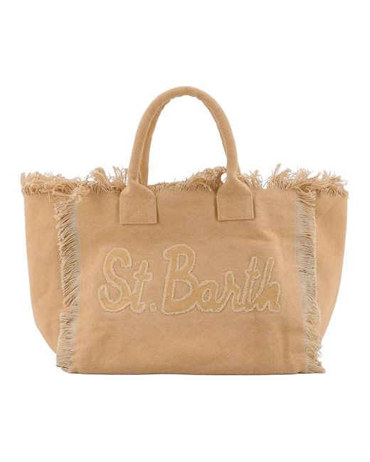 Mc2 Saint Barth Natural Tote Bags
