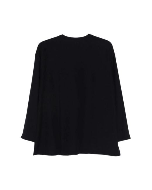 Emporio Armani Black Long Sleeve T-Shirts